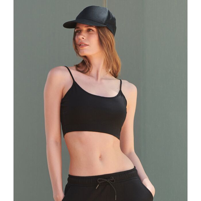 SF Ladies Sustainable Cropped Cami Vest Top Thumbnail
