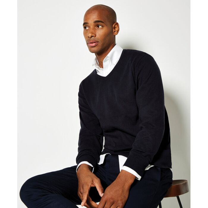 Arundel v-neck sweater long sleeve (classic fit) Thumbnail