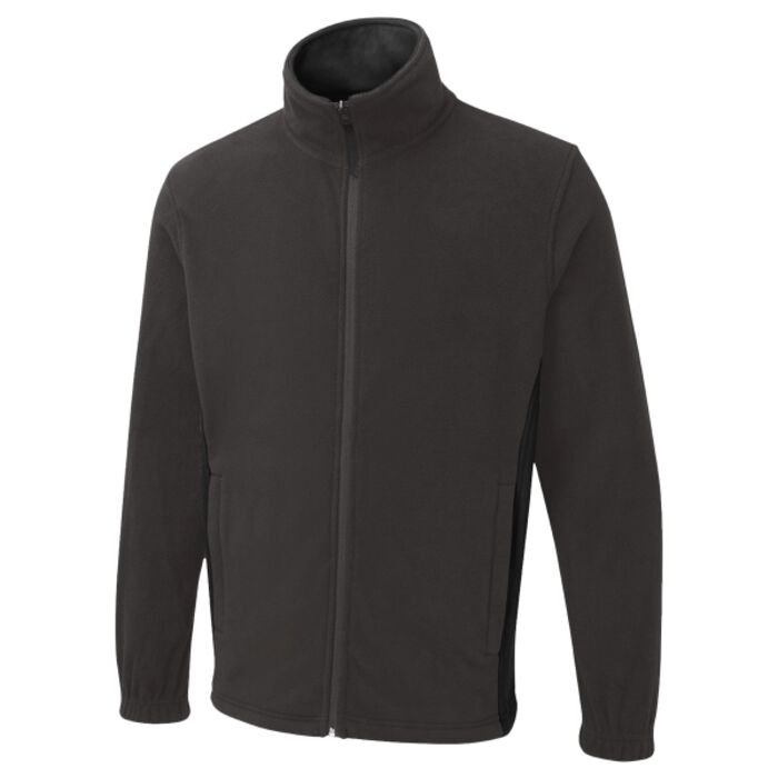 Two Tone Full Zip Fleece Jacket Thumbnail