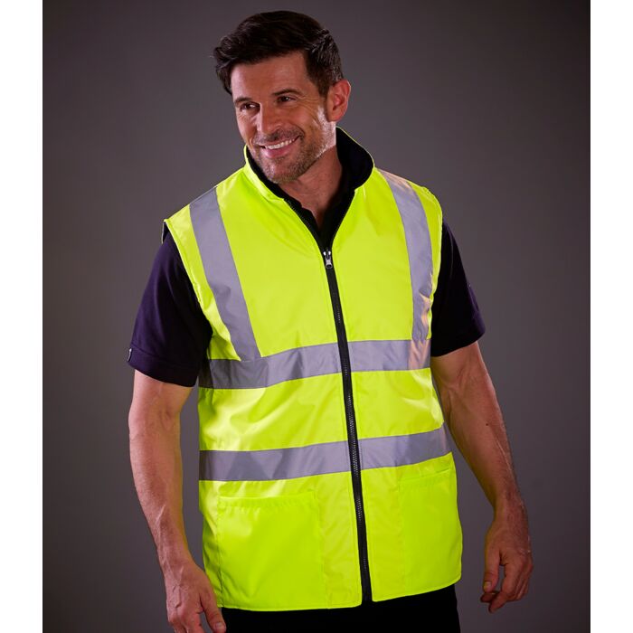 Yoko Hi-Vis Reversible Fleece Bodywarmer Thumbnail
