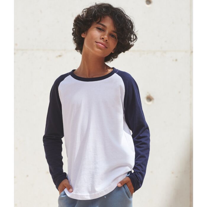 SF Minni Kids Long Sleeve Baseball T-Shirt Thumbnail