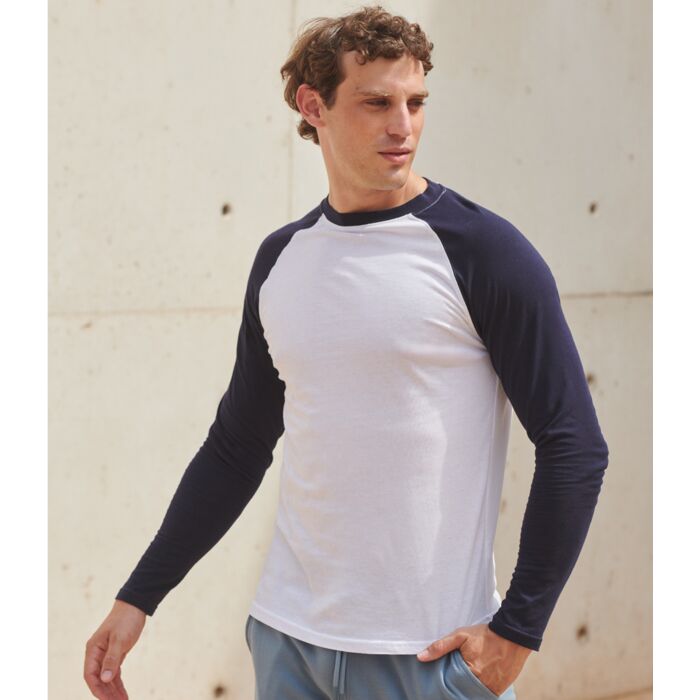 SF Men Long Sleeve Baseball T-Shirt Thumbnail