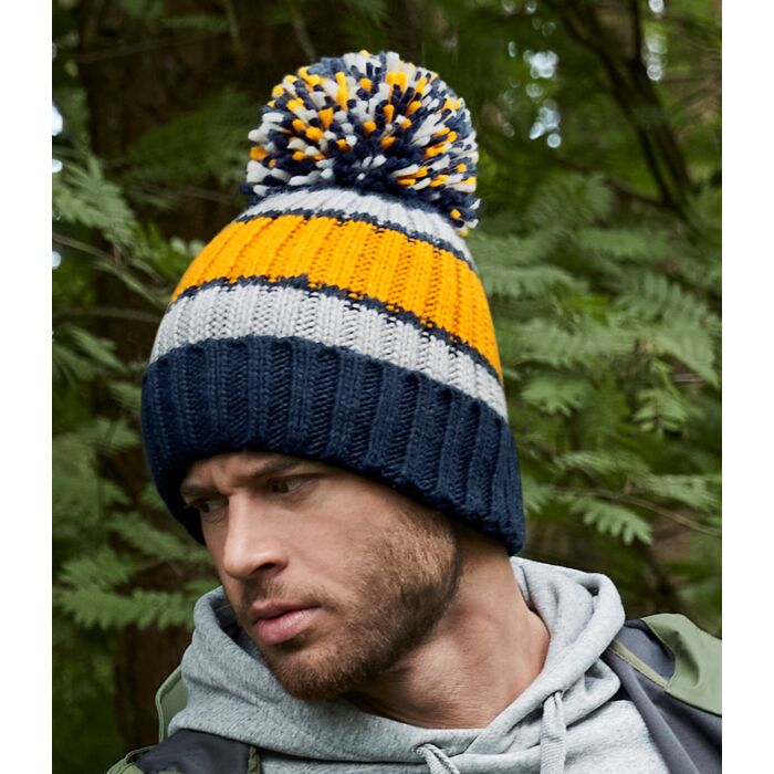 Beechfield Hygge Striped Beanie Thumbnail