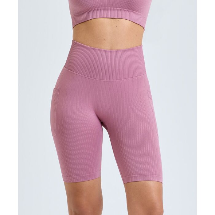 "Women's TriDri® ribbed seamless "3D fit" cycle shorts" Thumbnail